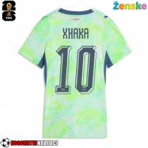 Ženske Nogometnih dresov Švica Granit Xhaka #10 Gostujoči SP 2026 Kratki rokavi